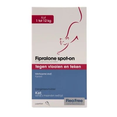 Afbeelding van Exil Flea Free Fipralone Spot On Kat 3 PIPET