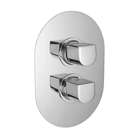 Afbeelding van Huber Icon Inbouw thermostaatkraan douche chroom 889.05H.CR