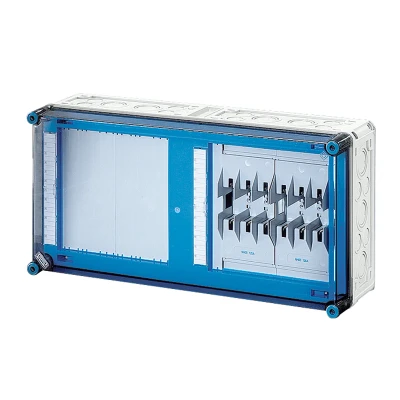 Afbeelding van Hensel mi zekeringkast 2x160a nh00 3p op rail 250a 5 polig bm4 600x300mm 6422