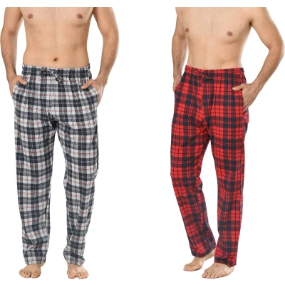 Afbeelding van 2 PACK Pyjama Broeken Red Check / Navy Maat XL Koopjedeal.nl Altijd de beste deal