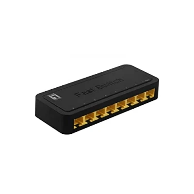 Afbeelding van LevelOne FEU 0812 netwerk switch Unmanaged Fast Ethernet (10/100) Zwart