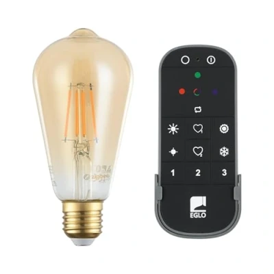 Afbeelding van EGLO connect.z Smart Starterspakket LED Lampen Afstandsbediening E27 2200K Dimbaar Zigbee