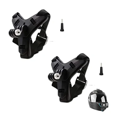 Afbeelding van Motorhelm Chin Strap, Mount voor GoPro Hero 2018, 7/6/5/4/3, Xiaomi YI etc. Lichtgewicht Full Face Camera Kaakhouder Gebogen