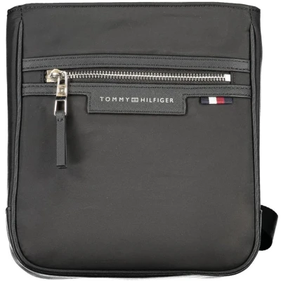 Afbeelding van Tommy Hilfiger Zwarte Polyester Schoudertas Met Verstelbare Band