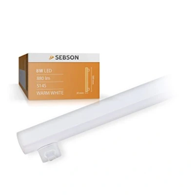 Afbeelding van SEBSON S14S LED Lamp 8W vervangt 60W 880lm Warm Wit 3000K Niet Dimbaar 150 Stralingshoek Lijnlamp 50cm 230V