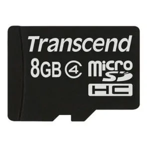 Afbeelding van Transcend microSDHC 8GB Class 4