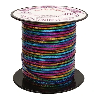 Afbeelding van Pepperell Rexlace Plastic Veters .938&quot; x 33Yd Blue Tie Dye, Acryl, Multicolor, 8,25x8,25x7,62 cm