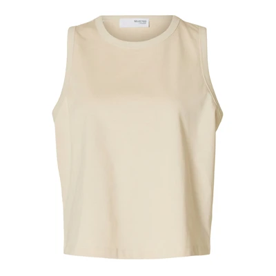Afbeelding van Selected Femme Slfessential Sl Boxy Tank Top Noos, berk, M