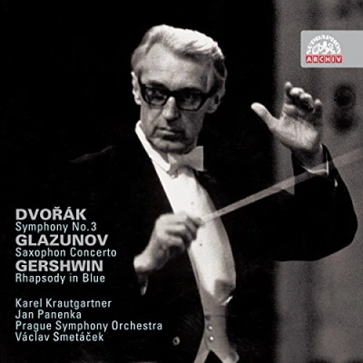 Afbeelding van Prague Symphony Orchestra, Václav Smetácek Dvorák: No.3 Glazunov: Saxophone Concerto Gershwin: Rhapsody In Blue (CD)