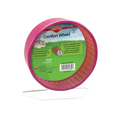 Afbeelding van Kaytee Comfort oefenwiel 14 cm, klein, voor dwerghamsters, muizen, gerbils (verschillende kleuren)