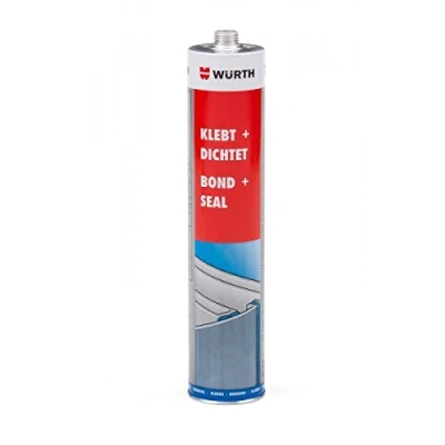 Afbeelding van Wurth Bond &amp; Seal Flexibele PU lijm en afdichtmiddel in grijs 300ml