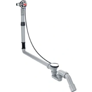 Afbeelding van Hansgrohe exafill s badafvoer overloop en vulcombinatie met waste inbouwdeel voor speciaal bad 58116180