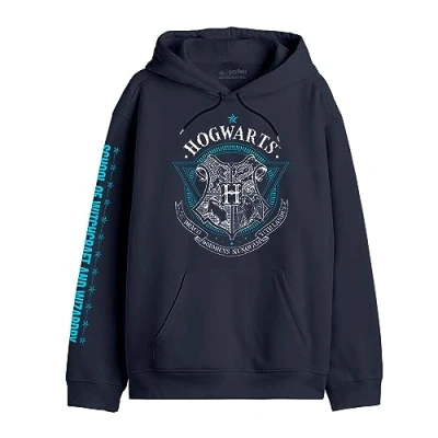 Afbeelding van Elbenwald Harry Potter hoodie met verschillende motieven voor heren en dames, uniseks, katoen, rood blauw, L