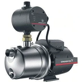 Afbeelding van Grundfos jetpomp met drukregeling jp 5 48 pm1 15 1 fase pers g binnen 5m kabel stekker 230v 50hz 4 8m3 u ip55 99515138