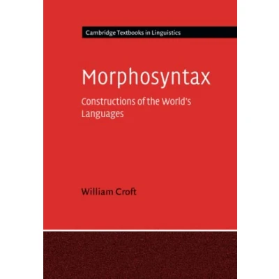 Afbeelding van Cambridge Textbooks in Linguistics Morphosyntax