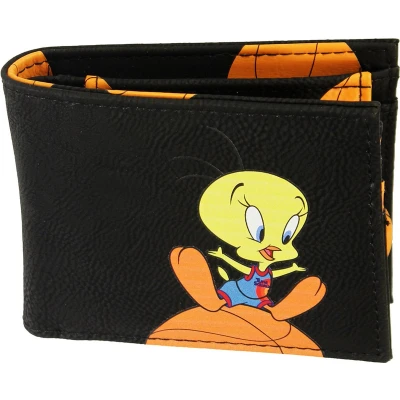 Afbeelding van Space Jam 2 Tweety Bifold Wallet Portemonnee Zwart