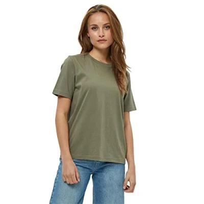 Afbeelding van Minus Micathy GOTS TEE Tshirt basic, Dames, Maat: XS, Green field