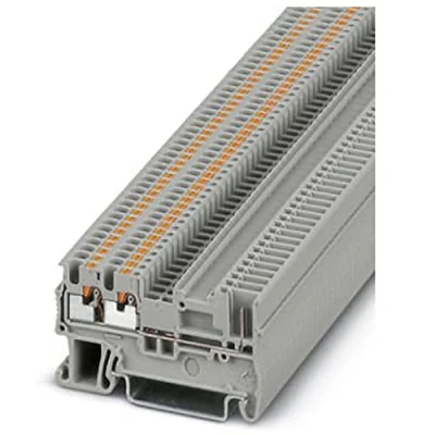 Afbeelding van Phoenix Contact PT 1,5/S TWIN/1P 3212358 Doorgangsserieklem Aantal polen: 3 0.14 mm² 1.5 Grijs 50 stuk(s)