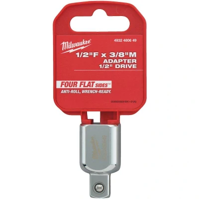 Afbeelding van Milwaukee Accessoires 1/2&quot; F X 3/8&quot; M verloopadapter van naar 4932480649