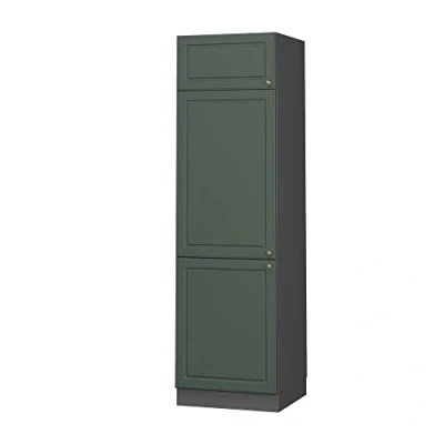 Afbeelding van Vicco Koelkast ombouwkast Fame Line, Groen Goud Landhuis/Antraciet, 60 cm