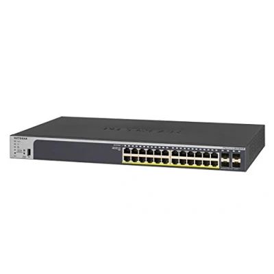 Afbeelding van NETGEAR GS728TPPv2 Netwerk switch 28 poorten PoE functie