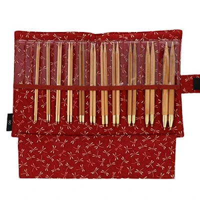 Afbeelding van Seeknit KA58860 02 Rondbreinaaldenset, bamboe, rood, standaard