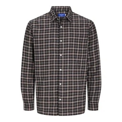 Afbeelding van JACK &amp; JONES Plus Size geruit flanellen overhemd JORJOSHUA bruin