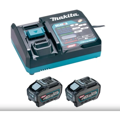 Afbeelding van Makita 191V35 5 XGT Startset DC40RA / 2x BL4050F 40V max 5.0Ah in MBox