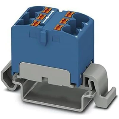 Afbeelding van Phoenix Contact PTFIX 6X4 NS35A BU 3273660 Verdeelblok 0.2 mm² 6 Blauw 10 stuk(s)