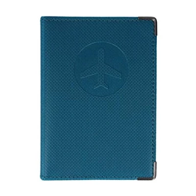 Afbeelding van Color Pop® Paspoortbescherming, RFID bescherming, gemaakt in Frankrijk, van pvc, bescherming persoonlijke gegevens, 13,4 x 9,6 cm, Petrole Blauw, 0,4 Klassiek