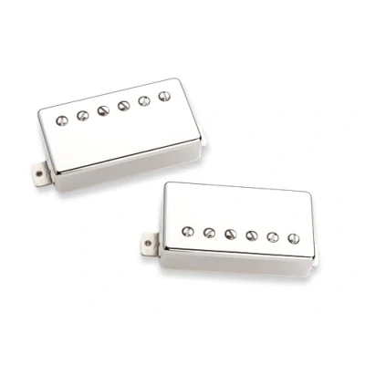 Afbeelding van Seymour Duncan Pearly Gates Humbucker Set Nickel Cover pickup voor gitaren