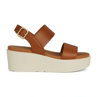 Afbeelding van Geox Dames D XAND 2.2S A Wedge Sandaal, Ochre, 40 EU, oker, EU