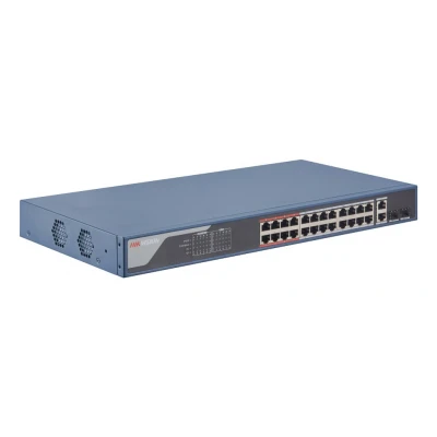 Afbeelding van Hikvision DS 3E1326P EI(B) Beheerde schakelaar PoE (24 Havens), Netwerkschakelaar