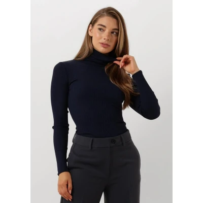 Afbeelding van Rosemunde Rollerneck Longsleeve, Dames, Maat: XS, Navy