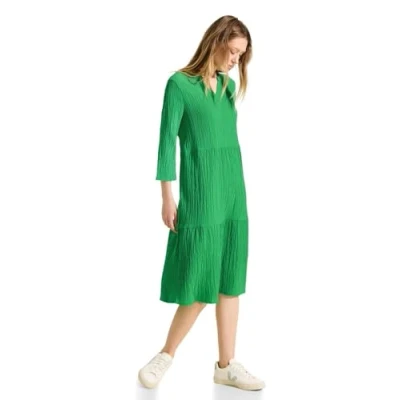 Afbeelding van Cecil MIT Struktur Jurk, Dames, Maat: XS, Grün