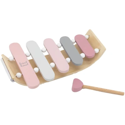 Afbeelding van Label Roze Houten Xylofoon LLWT 25460