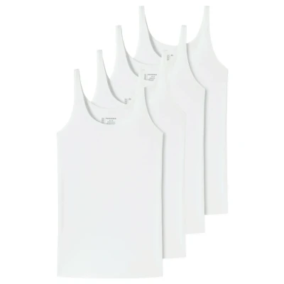Afbeelding van Schiesser Dames onderhemd 4 pack 95/5 organic cotton