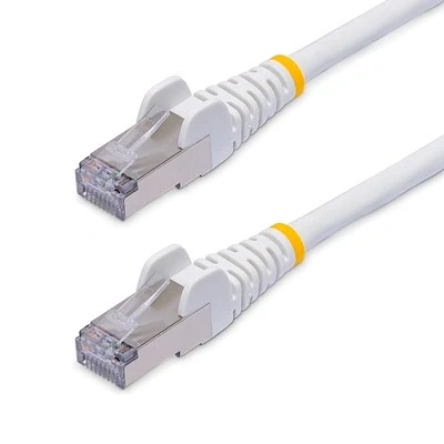 Afbeelding van StarTech.com 10m CAT8 Netwerkkabel, Wit, Snagless RJ45, 25G/40G 2000MHz, 100W PoE, S/FTP, 26AWG 100% Koperdraad, LSZH