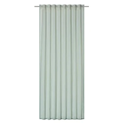 Afbeelding van Elbersdrucke gordijn met verborgen lussen Air 03 mint halftransparant 255x140cm 201807 voor de woonkamer slaapkamer keuken hal kinderkamer