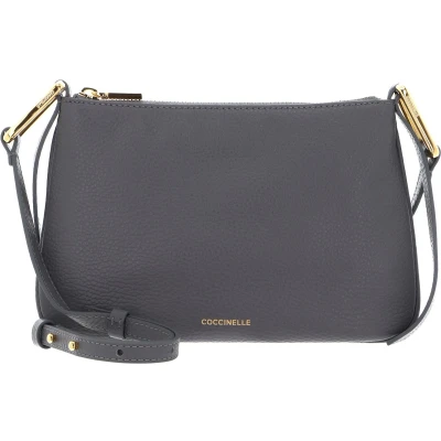 Afbeelding van COCCINELLE Leren Schoudertas Magie Mini Bag Grafite Grijs