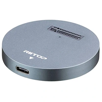 Afbeelding van NVMe naar USB Docking Station, RIITOP M.2 PCIe SSD 3.1 C Reader Adapter voor M Key