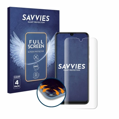Afbeelding van Savvies Screenprotector voor Huawei P smart 2019 / smart+ Folie Beschermfolie transparant volledig dekking (4 Stuks)