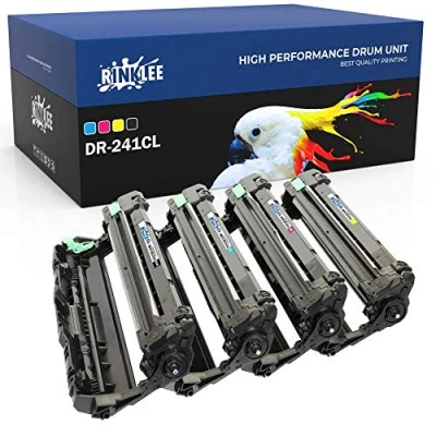 Afbeelding van RINKLEE DR241 DR 241CL Drum Unit Compatibel met Brother DCP 9015CDW 9020CDW MFC 9140CDN 9330CDW 9340CDW HL 3140CW 3150CDW 3170CDW Hoge Opbrengst 15000 Pagina&#039;s SET, 4 PACK