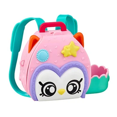 Afbeelding van Kindi Kids N/A Uil Petkin Rugzak en 3 Shopkin Unisex Volwassenen, Multicolor, One Size, Veelkleurig., Eén maat