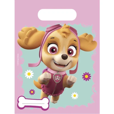 Afbeelding van Traktatiezakje Paw Patrol Skye 6 stuks