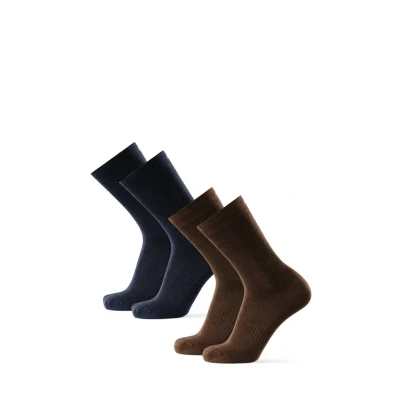 Afbeelding van Danish Endurance 2 PACK Sportsokken, Maat: 39 42, Multicolor blue/brown
