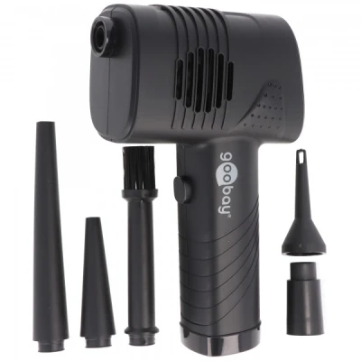 Afbeelding van Goobay elektrische stofblazer met USB C oplaadkabel Li ion 10.8V 2000mAh