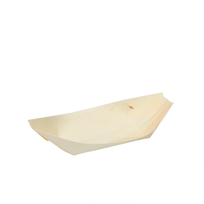 Afbeelding van 50x Amuse bootje hout 170x85mm