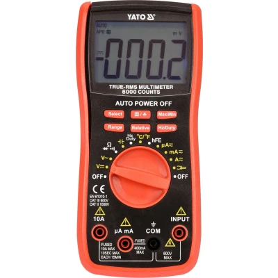 Afbeelding van YATO Multimeter met RMS functie automatisch bereik