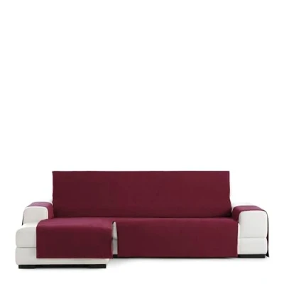 Afbeelding van Rabat practica chaise longue hoes 290cm., kleur 08/bordeaux, links frontale weergave